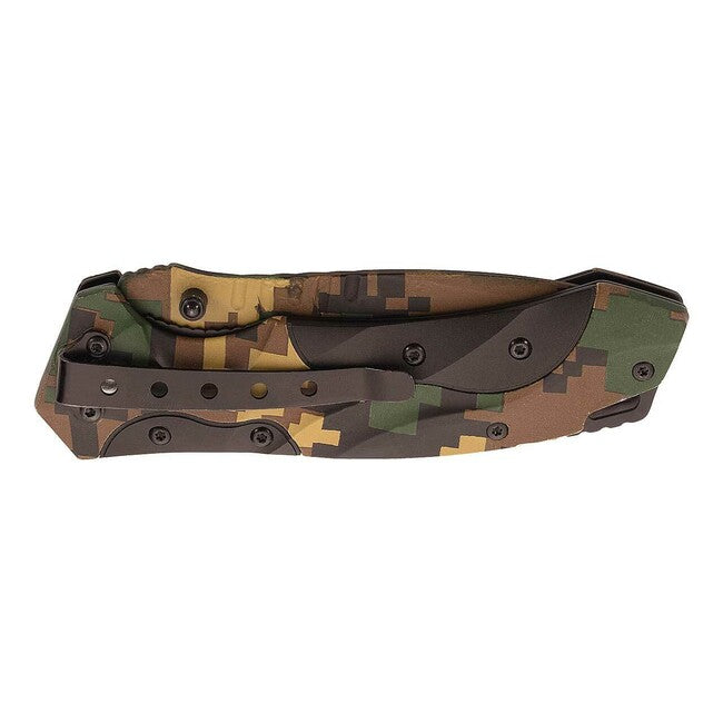 Herbertz Pocket Knife 8.7 cm, Digital Camo, Aluminum
