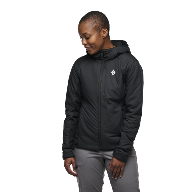 Black Diamond First Light Hybrid Women's Hoodie, Black