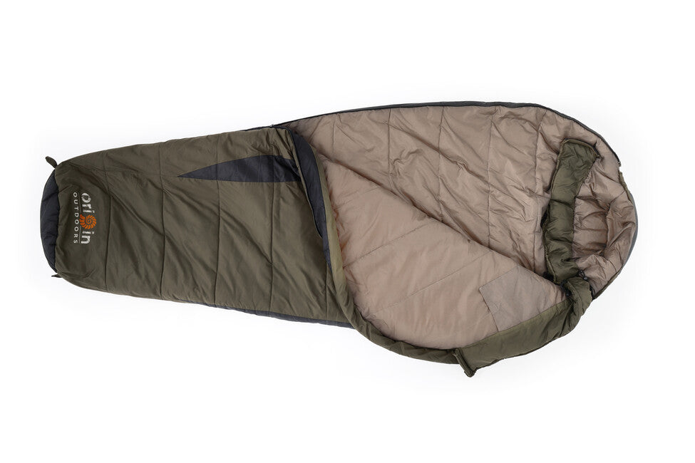Origin Outdoors Frostfall Comfort Spací vak mumie olivovo-sivá