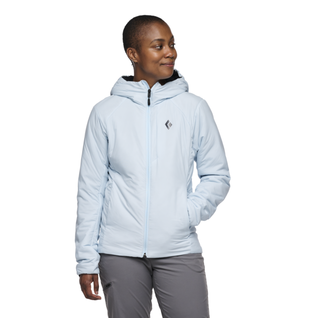 Black Diamond First Light Stretch Women's Hoodie, Belay Blue