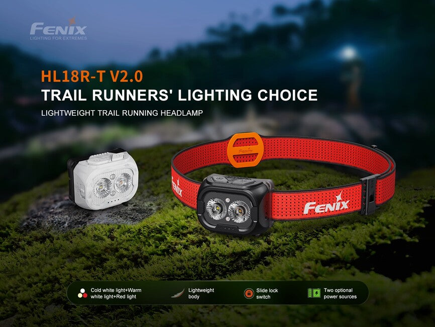 Fenix Nabíjateľná čelovka HL18R-T V2.0, biela
