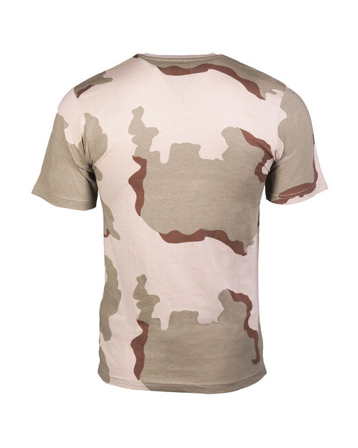 Mil-Tec T-Shirt Short Sleeve 3-Color Desert