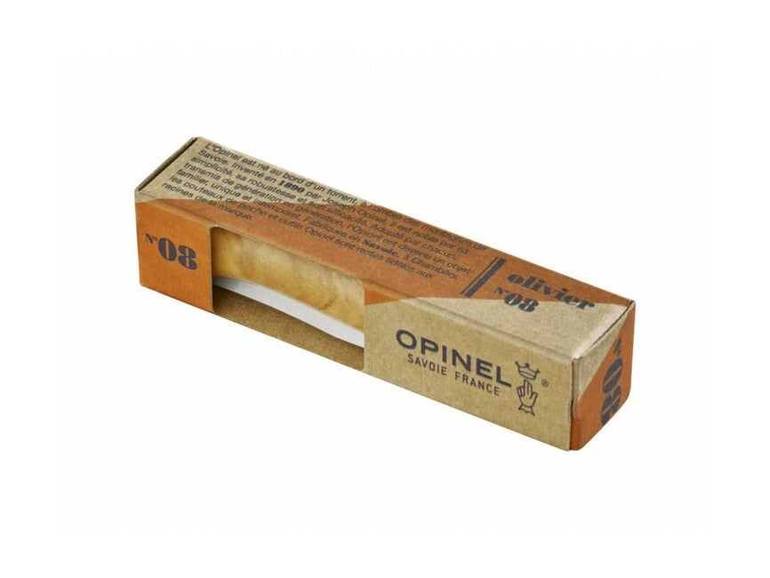Opinel Folding Knife VRI N°08 Inox, Brown