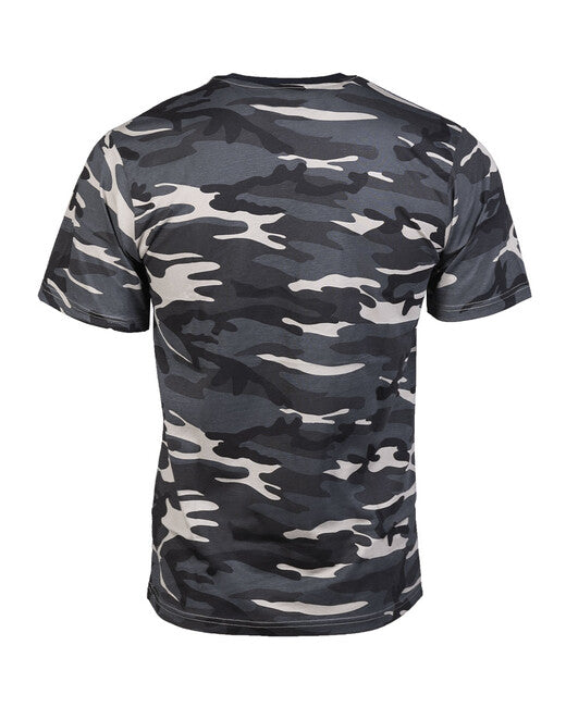Mil-Tec T-Shirt Short Sleeve, Dark Camo