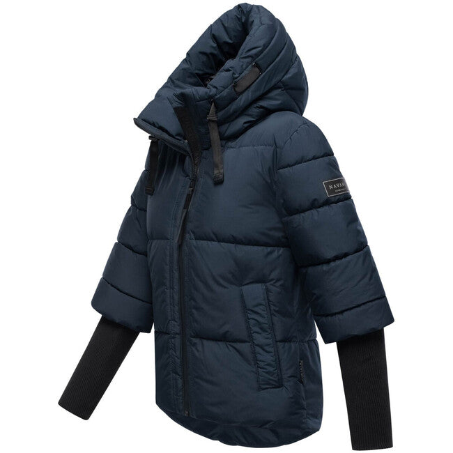 Navahoo Women's Winter Jacket LOTUSHERZ XIV, Navy Blue