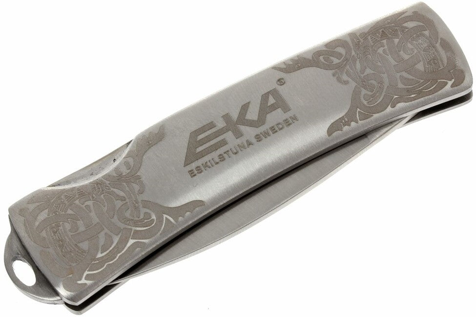 Eka Classic 5 Knife, 5.6 cm All-Steel with Ornaments