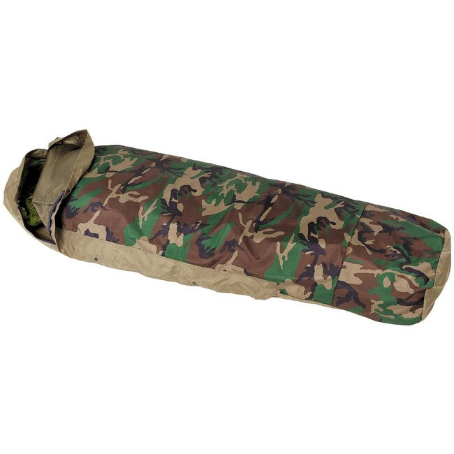 MFH Cover Sleeping Bag, Three-Layer, Woodland