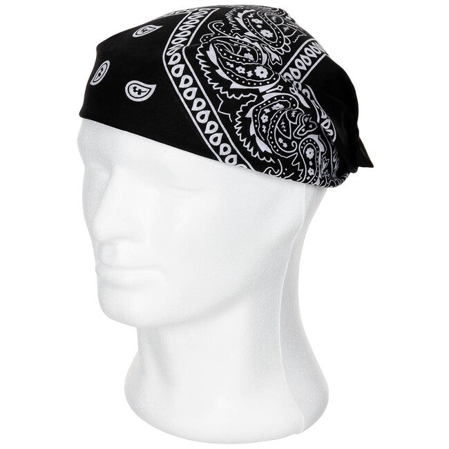 MFH Shemagh 55 x 55 cm, Black-White, Cotton