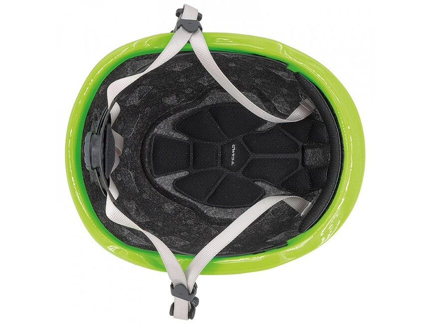 CAMP Storm Climbing Helmet, Grey/Lime