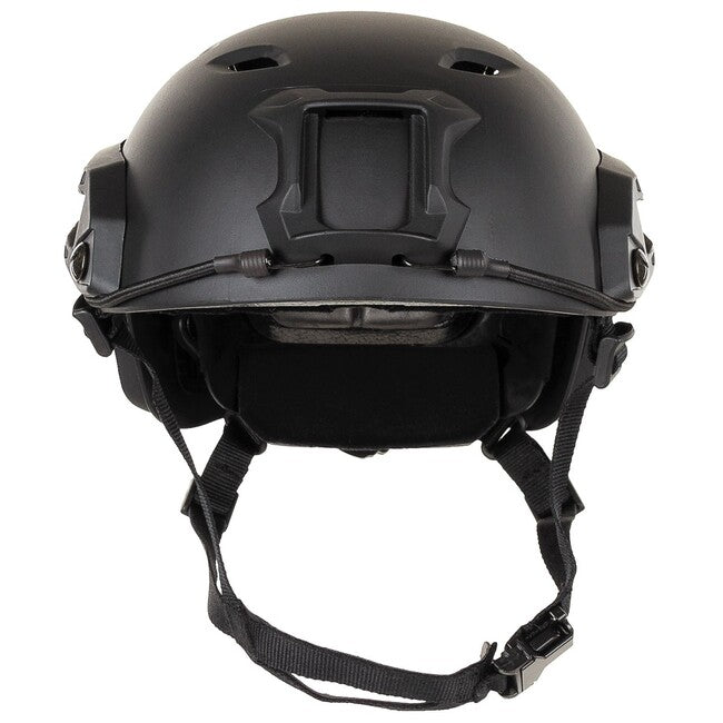 MFH US FAST Paratrooper Helmet, ABS Plastic, Black