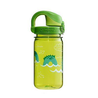 Nalgene Grip-n-Gulp Sustain Water Bottle 0.35L, Green Nessie