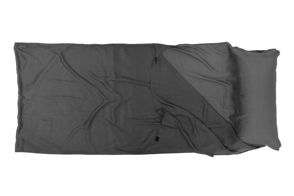 Origin Outdoors Ripstop Silk Sleeping Bag Liner Rectangular Dark Grey