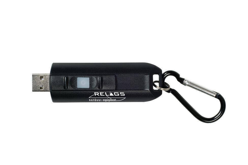 BasicNature USB LED Keychain, Black