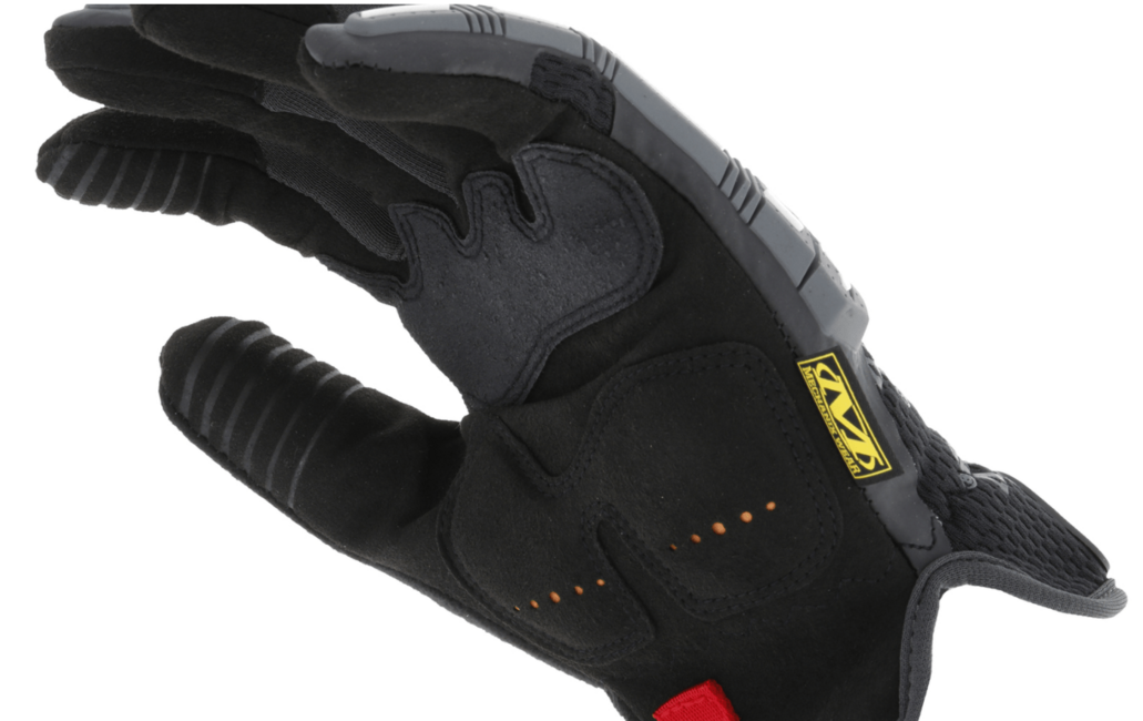 Mechanix M-Pact Open Cuff Work Gloves, Black/Grey
