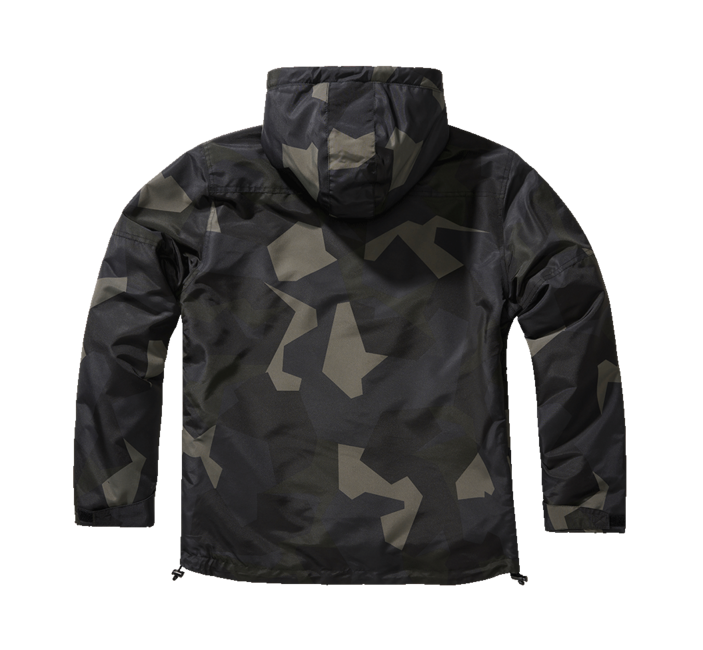 Brandit Frontzip Windbreaker Jacket, M90 Dark Camo