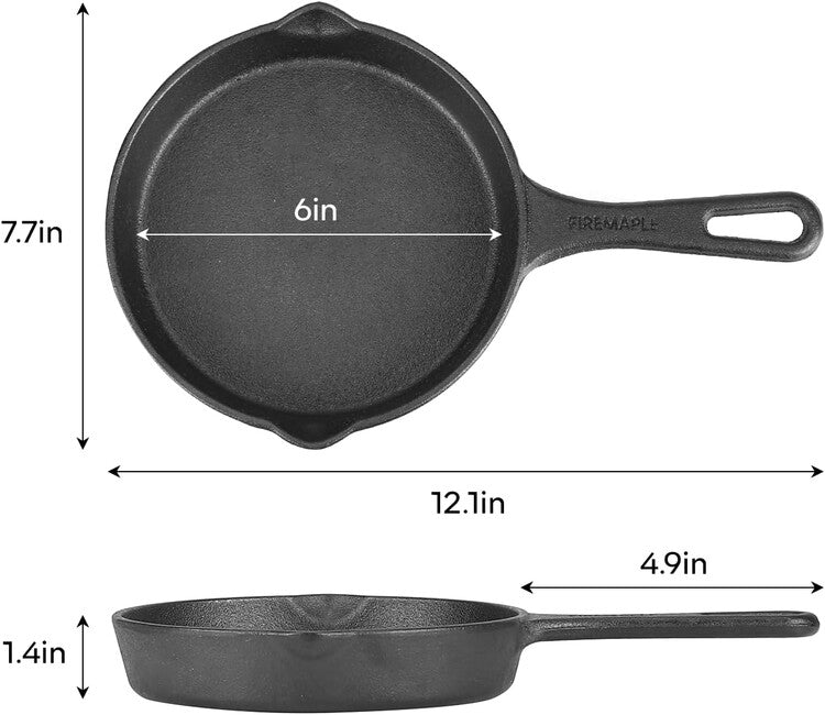 Fire Maple Blackhawk Cast Iron Skillet 20cm