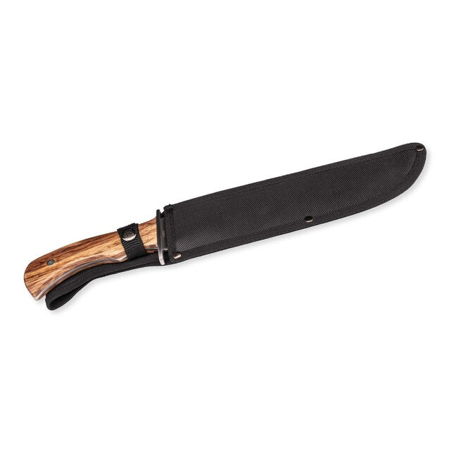 Herbertz Large Belt Knife, 26cm, Zebrano Wood