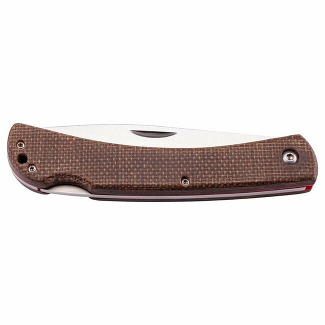 Herbertz Folding Knife 10cm, Brown Micarta