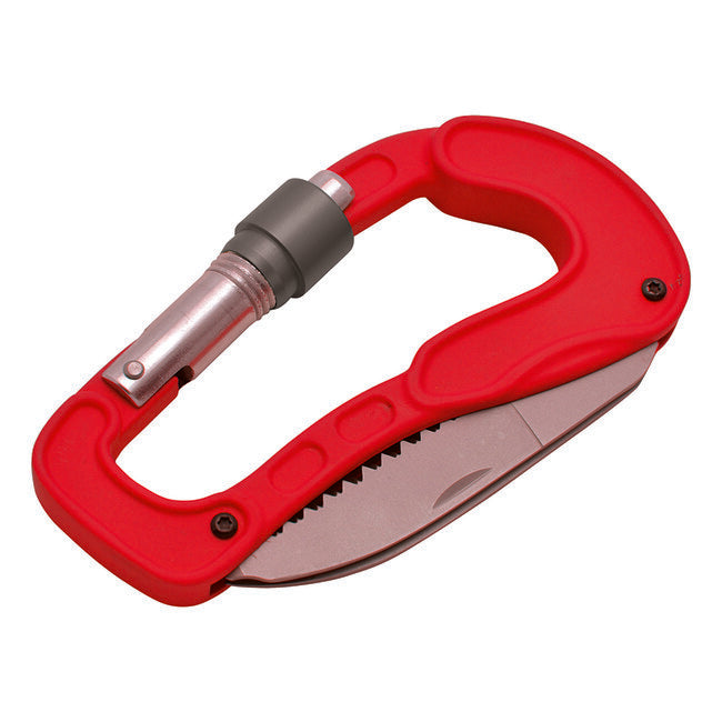Baladeo ECO211 Cliff Carabiner + 2 Blades, Red