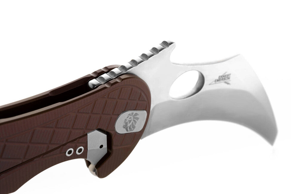 Lionsteel L.E. ONE 1 A ES Karambit Knife, Earth Brown