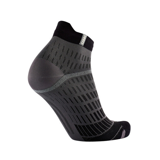 Sidas T-Free Run Socks, Grey/Black