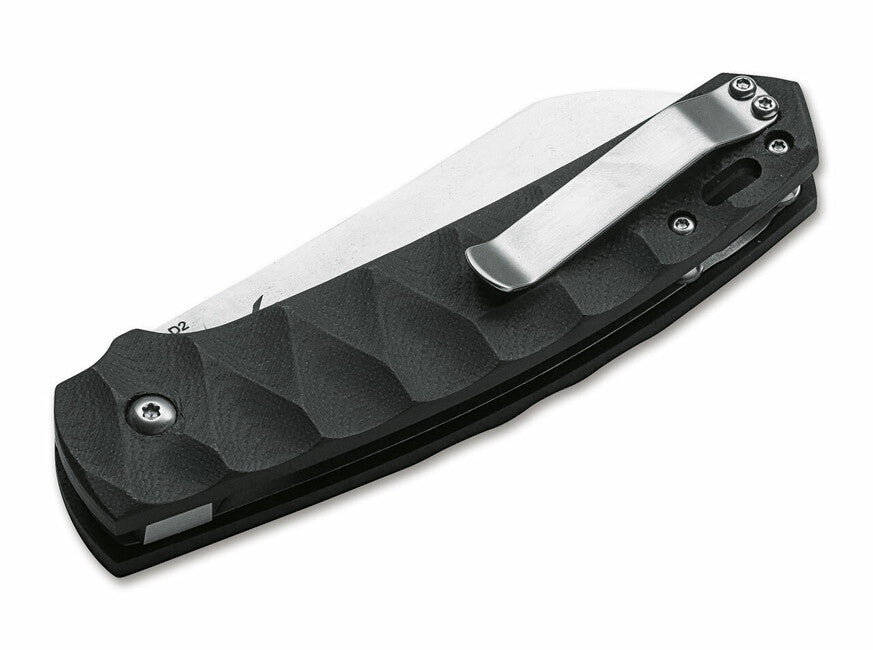 Boker Haddock Pro Pocket Knife 8.7 cm, Black, G10, Nylon Sheath