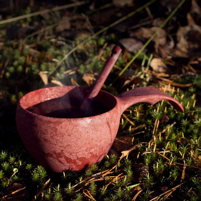 KUPILKA 21 Classic Cup with Spoon, Red