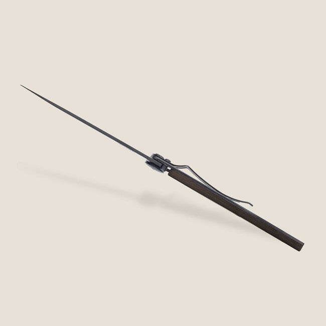Deejo Horlogerie Folding Knife, Black Carbon Watchmaker