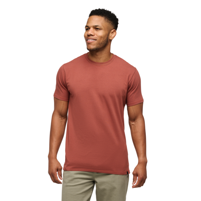 Black Diamond BD Stripe T-shirt Men's, Mahogany-Burnt Sienna