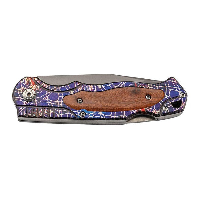 Herbertz Folding Knife 9cm, Stainless Steel, Cocobolo, Multicolor