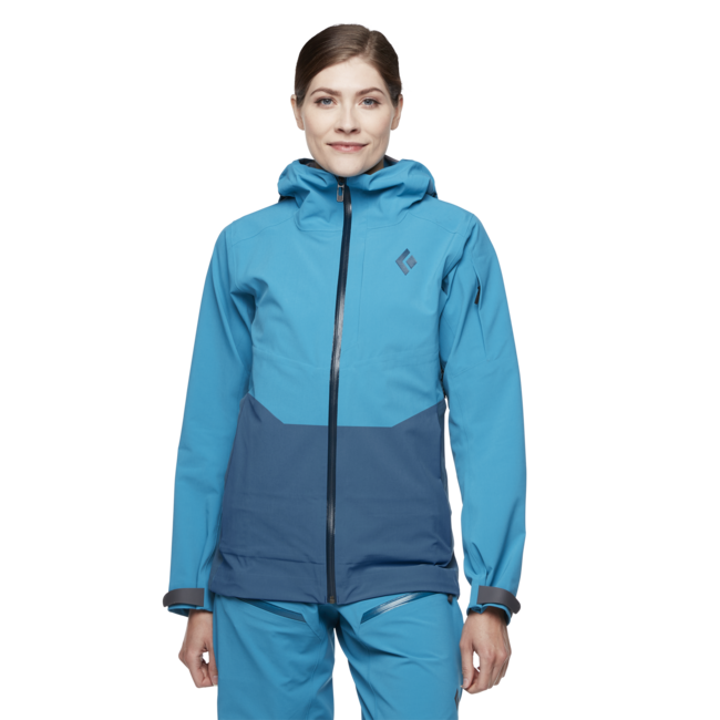 Black Diamond Women's Recon Stretch Ski Shell, Azure
