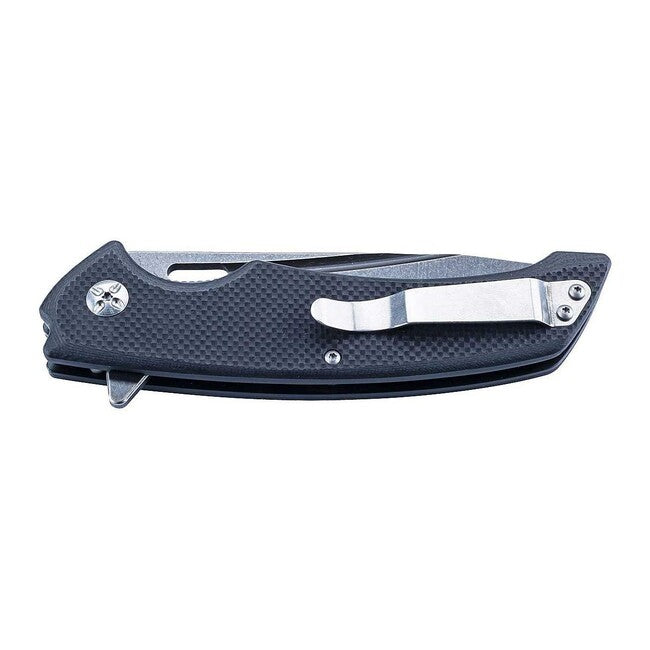 Herbertz TOP-Collection Single-Handed Knife 10cm, G10, Black, Stonewash