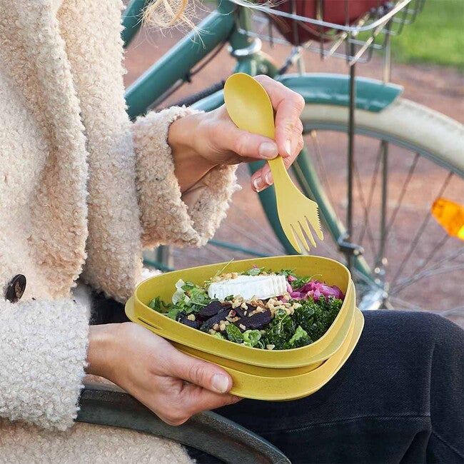 LIGHT MY FIRE Multifunctional Spork Lefty, Green/Pink