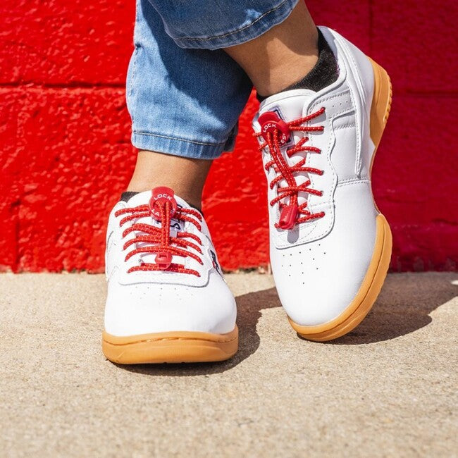 Lock Laces Shoe Laces, Red