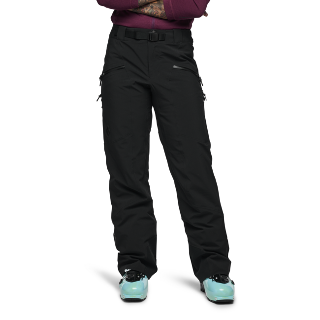 Black Diamond Dámske nohavice Recon Stretch Insulated, čierna