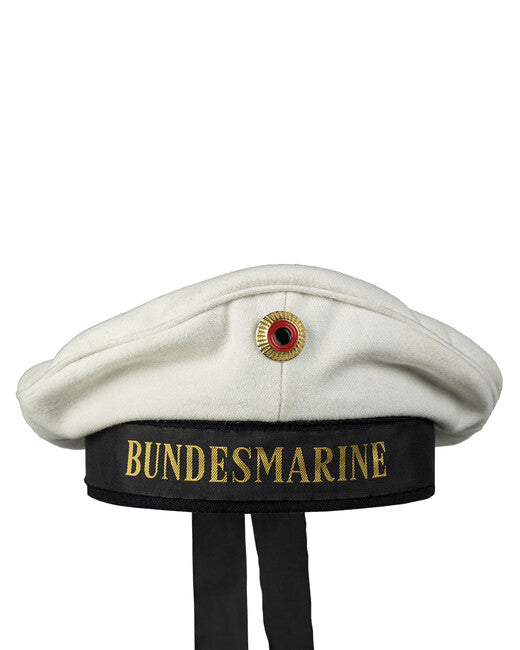 Mil-Tec Navy White Cap with Insignia