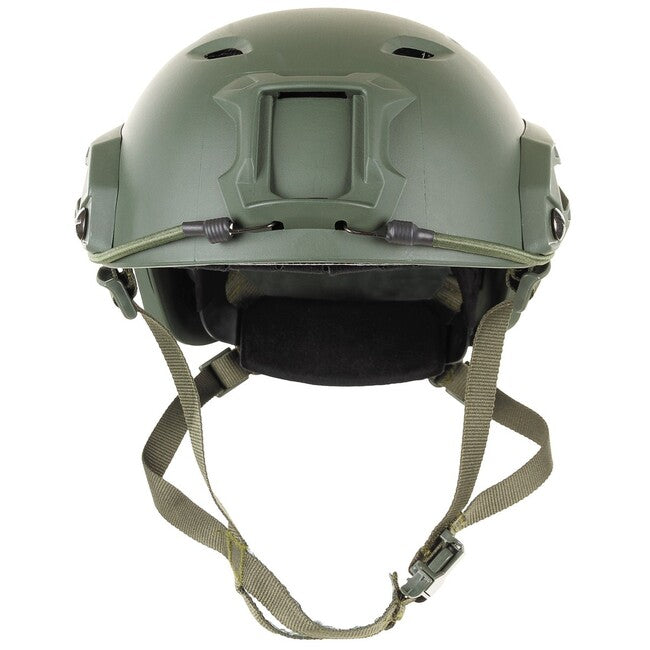 MFH US FAST Paratroopers Helmet, ABS Plastic, Olive Drab