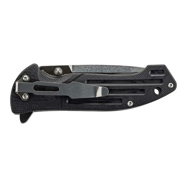 Herbertz Single-Hand Pocket Knife 8.3cm, G10, Black