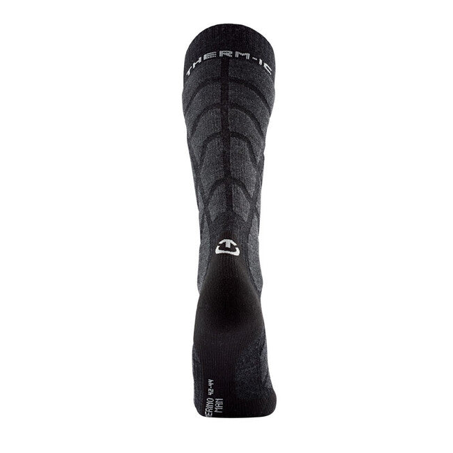 Therm-ic Ski Socks, Black Grey