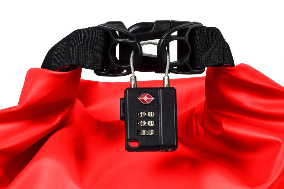 BasicNature TSA Combination Lock with Cable, Black