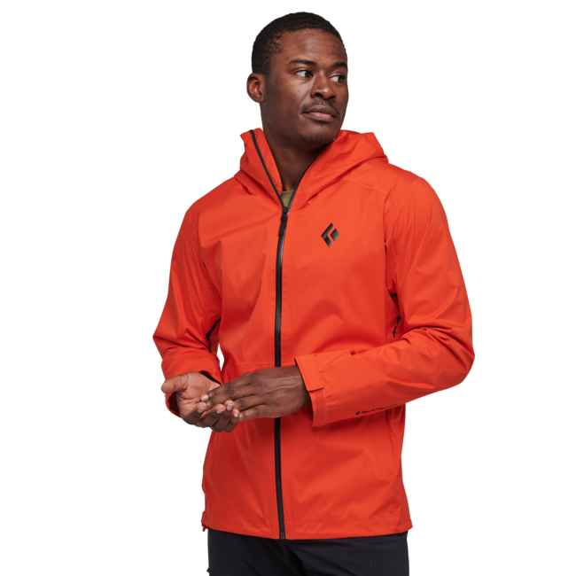 Black Diamond Stormline Stretch Rain Shell Women's Men's Jacket, Octane