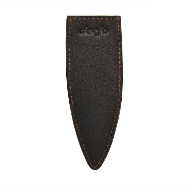 Deejo Leather Sheath, Brown Mocca
