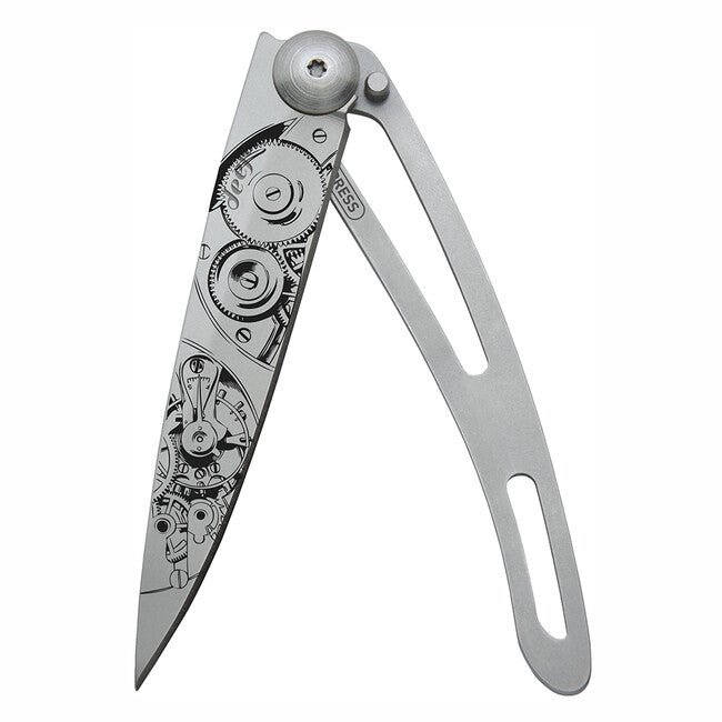 Deejo Horlogéria Folding Knife, Naked Mirror