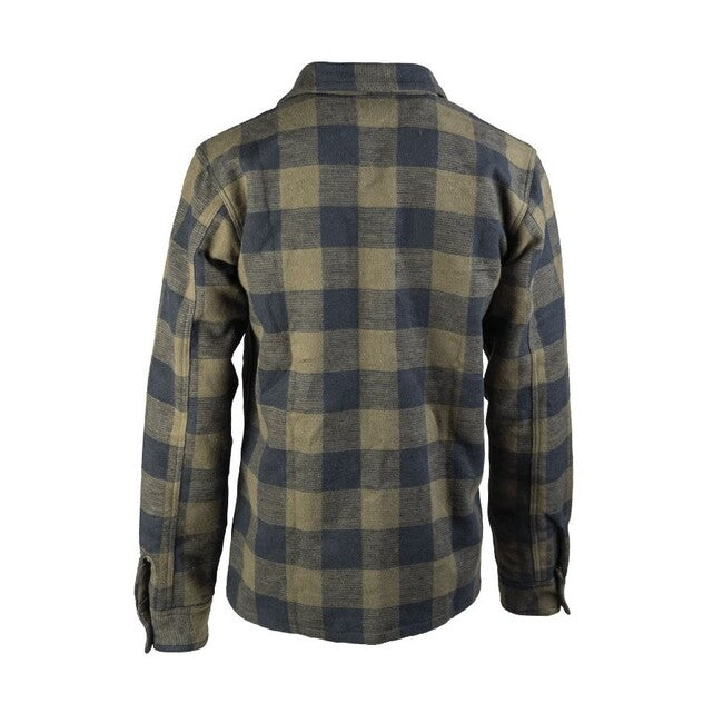 Mil-Tec Flannel Shirt, Black/Olive