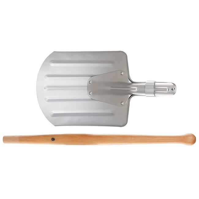MFH Snow Shovel, Foldable, Aluminum/Wood