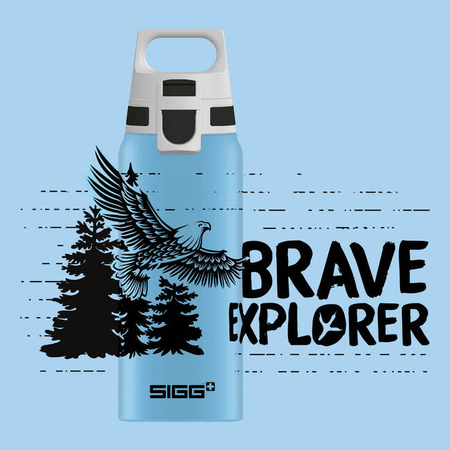 SIGG WMB One Aluminum Water Bottle 0.6L Brave Eagle