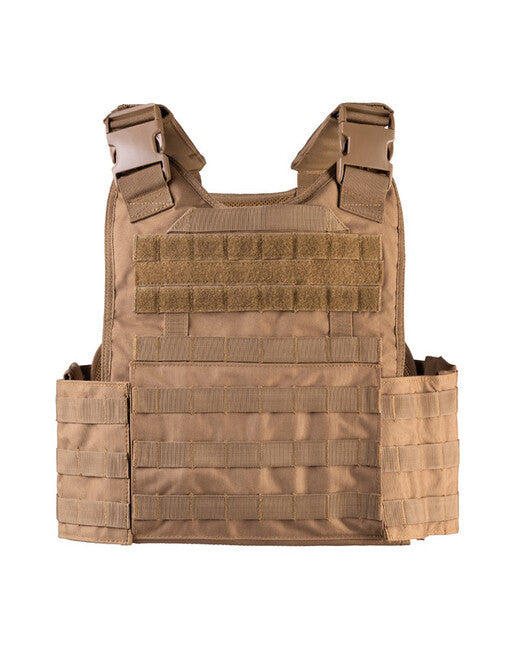Mil-Tec MOLLE Tactical Vest Plate Carrier, Coyote