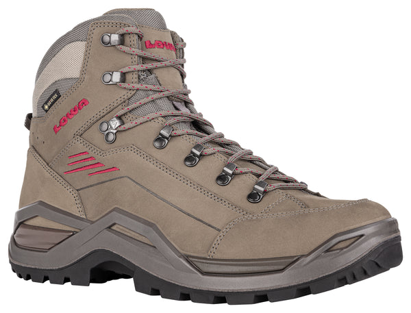 LOWA Renegade EVO GTX MID ανδρικά παπούτσια πεζοπορίας, stone/redwood