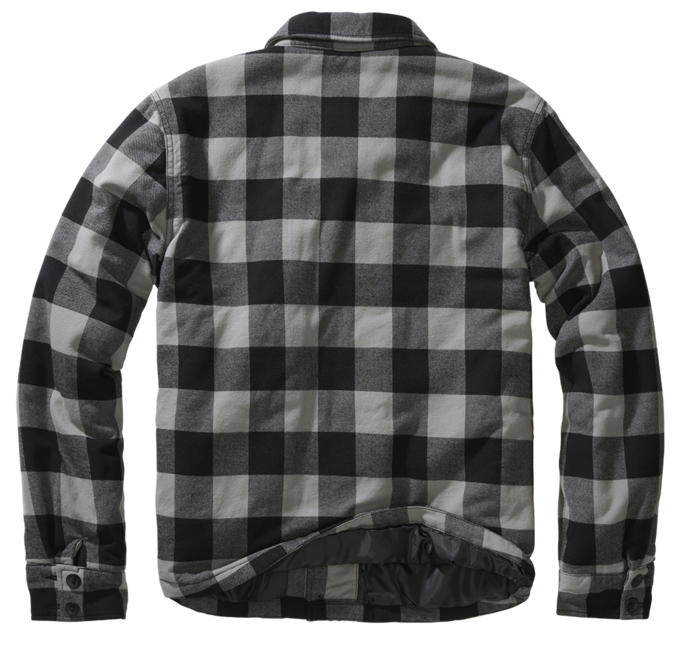 Brandit Lumber Jacket, Black/Charcoal