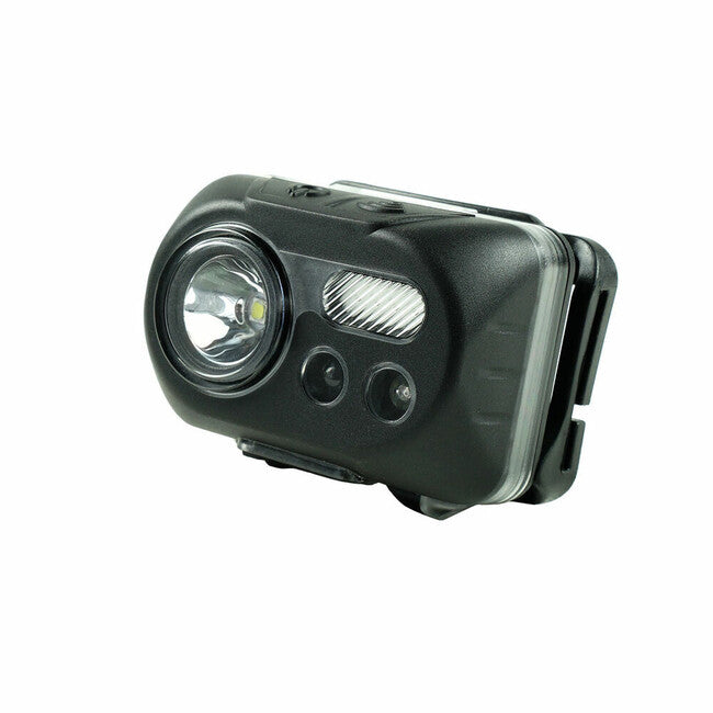 LED Headlamp with Rubber Grip 2 M, CREE L2, Micro-USB, Red Light